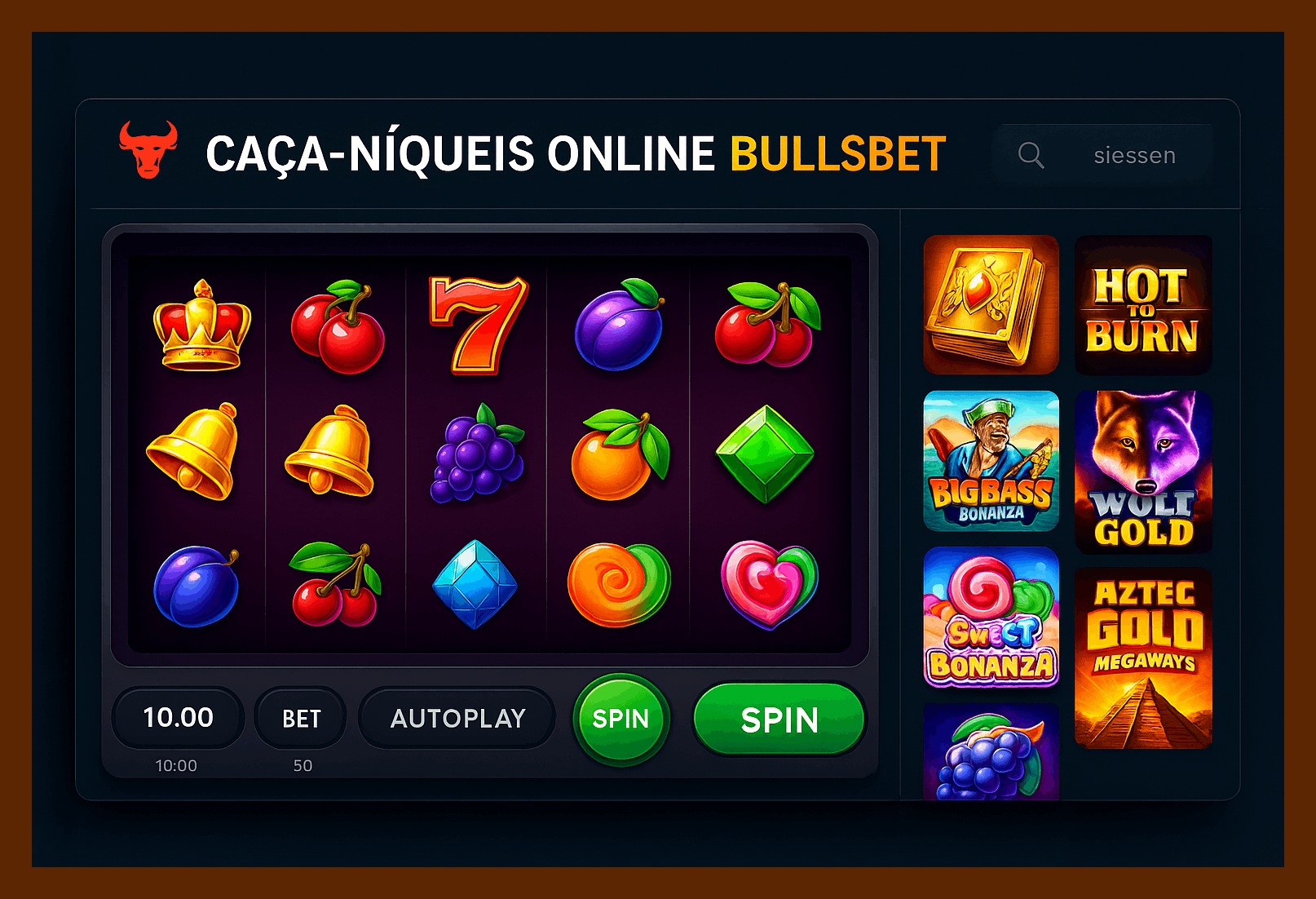 Jogos de Slot no Casino Online BULLSBET